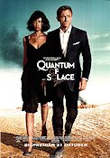 Quantum of Solace 2008 movie poster Daniel Craig Olga Kurylenko Mathieu Amalric Marc Forster