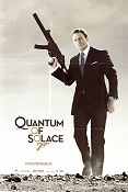 Quantum of Solace 2008 movie poster Daniel Craig Olga Kurylenko Mathieu Amalric Marc Forster