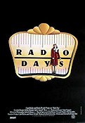 Radio Days 1987 movie poster Mia Farrow Dianne Wiest Mike Starr Woody Allen
