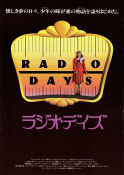 Radio Days 1987 movie poster Mia Farrow Dianne Wiest Mike Starr Woody Allen