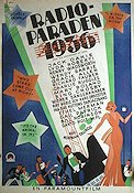 Radioparaden 1936 1936 poster Jack Oakie Bing Crosby Norman Taurog
