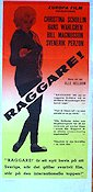 Raggare! 1959 movie poster Hans Wahlgren Christina Schollin Sven Almgren Bill Magnusson Anita Wall Håkan Serner Olle Hellbom Cars and racing Cult movies Smoking