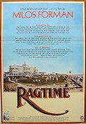 Ragtime 1982 movie poster James Cagney Elizabeth McGovern Howard E Rollins Jr Milos Forman