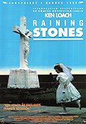 Raining Stones 1993 movie poster Bruce Jones Julie Brown Ken Loach Religion