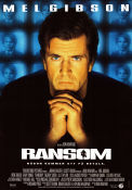 Ransom 1996 poster Mel Gibson Rene Russo Gary Sinise Ron Howard