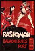 Rashomon 1950 movie poster Toshiro Mifune Machiko Kyo Masayuki Mori Akira Kurosawa Asia