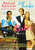 Rätt och galet 1997 poster Michael Richards Jeff Daniels Charlize Theron Jonathan Lynn