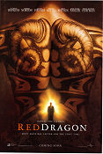 Red Dragon 2002 movie poster Anthony Hopkins Edward Norton Ralph Fiennes Brett Ratner Find more: Hannibal Lecter