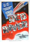 Red River 1948 movie poster John Wayne Montgomery Clift Howard Hawks