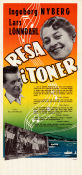 Resa i toner 1959 movie poster Ingeborg Nyberg Lars Lönndahl Nils Liedholm Gösta Lewin Travel