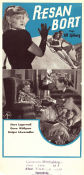 Resan bort 1946 poster Sture Lagerwall Alf Sjöberg