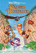 The Rescuers Down Under 1990 movie poster Bob Newhart Hendel Butoy Animation Country: Australia