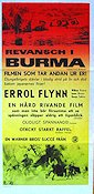 Objective Burma 1945 movie poster Errol Flynn James Brown William Prince Raoul Walsh War