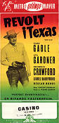 Lone Star 1952 movie poster Clark Gable Ava Gardner Broderick Crawford Vincent Sherman