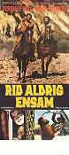 Rid aldrig ensam 1967 poster Terence Hill Bud Spencer Frank Wolff Giuseppe Colizzi