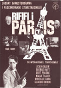Du rififi a Paname 1966 movie poster Jean Gabin Gert Fröbe George Raft Denys de La Patelliere