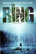 The Ring 2002 movie poster Naomi Watts Martin Henderson Brian Cox Gore Verbinski