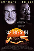 Rising Sun 1993 movie poster Sean Connery Wesley Snipes Harvey Keitel Philip Kaufman