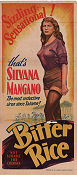 Riso Amaro 1949 movie poster Silvana Mangano Vittorio Gassman Giuseppe De Santis Poster from: Australia