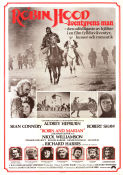 Robin and Marian 1976 movie poster Audrey Hepburn Sean Connery Robert Shaw Richard Lester