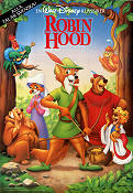Robin Hood Disney 1973 movie poster Brian Bedford Wolfgang Reitherman Animation