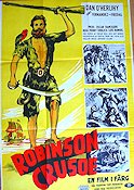 Robinson Crusoe 1954 movie poster Dan O´Herlihy Jaime Fernndez Felipe de Alba Luis Bunuel