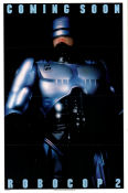 RoboCop 2 1990 movie poster Peter Weller Nancy Allen Belinda Bauer Irvin Kershner Robots Police and thieves