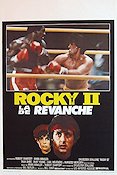 Rocky II 1979 movie poster Talia Shire Burt Young Sylvester Stallone Boxing