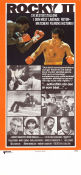 Rocky II 1979 movie poster Talia Shire Burt Young Sylvester Stallone Boxing