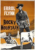 Rocky Mountain 1954 movie poster Errol Flynn Patrice Wymore