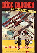 Von Richthofen and Brown 1971 movie poster John Phillip Law Don Stroud Roger Corman Planes War