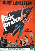 The Crimson Pirate 1952 movie poster Burt Lancaster Adventure and matine