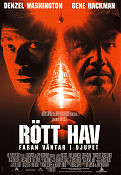 Rött hav 1995 poster Denzel Washington Gene Hackman Tony Scott Hitta mer: Jerry Bruckheimer Skepp och båtar