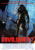 Predator 2 1990 movie poster Danny Glover Gary Busey Stephen Hopkins