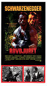 Predator 1987 movie poster Arnold Schwarzenegger Carl Weathers Kevin Peter Hall John McTiernan