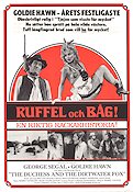 The Duchess and the Dirtwater Fox 1977 movie poster George Segal Goldie Hawn Melvin Frank