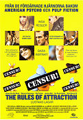 The Rules of Attraction 2002 poster James van der Beek Ian Somerhalder Shannyn Sossamon Roger Avary