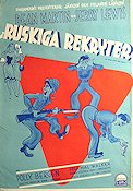 Ruskiga rekryter 1950 poster Dean Martin Jerry Lewis