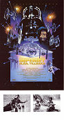 The Empire Strikes Back 1980 movie poster Mark Hamill Harrison Ford Carrie Fisher George Lucas Find more: Star Wars