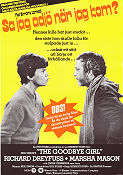 The Goodbye Girl 1977 movie poster Richard Dreyfuss Marsha Mason Quinn Cummings Herbert Ross Writer: Neil Simon