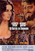 Så tuktas en argbigga 1967 poster Elizabeth Taylor Richard Burton Cyril Cusack Franco Zeffirelli Text: William Shakespeare