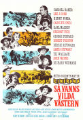 Så vanns vilda västern 1962 poster John Wayne James Stewart Gregory Peck John Ford Hitta mer: Cinerama Hitta mer: Cinemascope