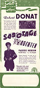 The Adventures of Tartu 1943 poster Robert Donat