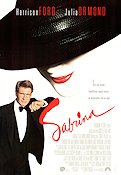 Sabrina 1995 movie poster Harrison Ford Julia Ormond Greg Kinnear Sydney Pollack