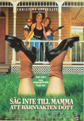 Don´t Tell Mom the Babysitter´s Dead 1991 movie poster Christina Applegate Joanna Cassidy John Getz Stephen Herek