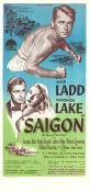 Saigon 1947 movie poster Alan Ladd Veronica Lake Douglas Dick Leslie Fenton Film Noir Asia