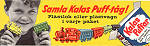 Samla Kalaspuff-tåg Kelloggs 1958 poster Food and drink