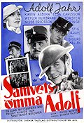 Samvetsömma Adolf 1936 movie poster Adolf Jahr Karin Albihn Weyler Hildebrand Stig Järrel