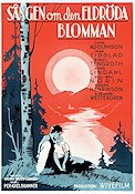 Sången om den eldröda blomman 1934 movie poster Edvin Adolphson Inga Tidblad Mountains