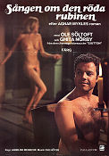 Den röde rubin 1970 movie poster Ole Söltoft Ghita Nörby Annelise Meineche Denmark